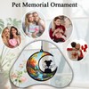 Agoumlux Dog Angel Memorial Suncatcher with Rainbow Bridge Poem Card,