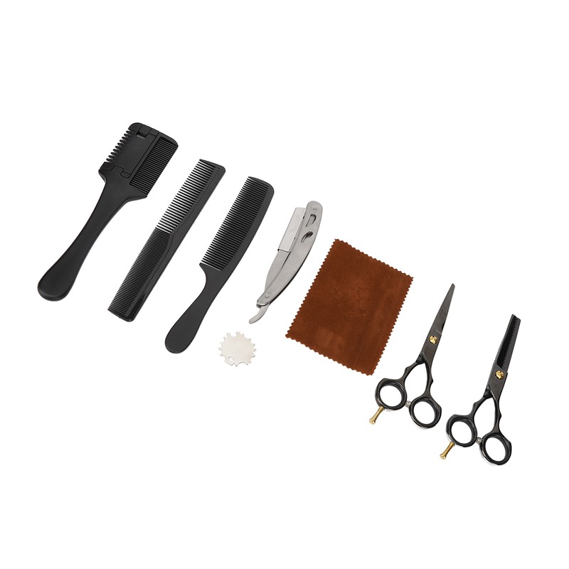 Hair Cutting Scissors Set Haircut Shears Comb Barber Scissors Tools