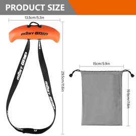 Fitness Handles, Rowing Handle with Adjustable Resistance Band, Cable Pull Handles, Training Grips Fitness, Cable Pull Fitness Attaches to Pull-Up Bars, Barbells, Lat Pull Machines, Rowing Machines