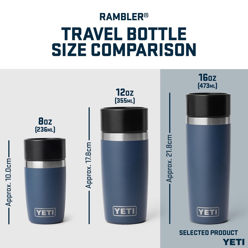 YETI Rambler 16 oz (473 ml) Travel Bottle (Navy) –