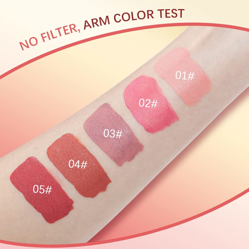 BEFIVECOK Liquid Blush, Natural Matte Velvet Finish, Soft Cream Liquid