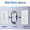 KONEWONG Wall Plate Spacer, 3 Pcs Outlet Spacers for Electrical