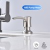 Ximlike Brushed Nickel Soap Dispenser for Kitchen Sink Built in,