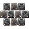 10 pk Flush Mount Recessed Ring Trailer Cargo Tie Down