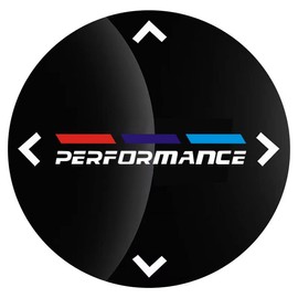 HAPIZWLU Car Sports Styling Performance Decal Center Console iDrive Multimedia Controller Knob Emblems Stickers Compatible with 1 2 3 4 5 6 7 Series X3 X4 X5 X6 F01 F07 F10 F11(45mm)