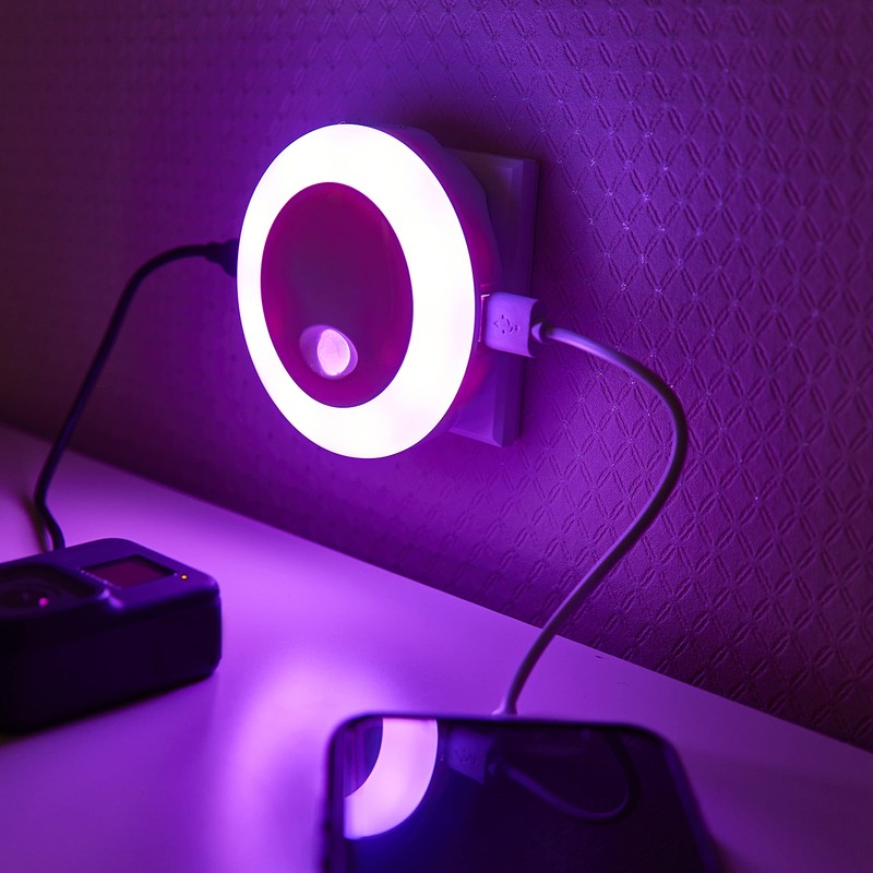 Northpoint LED Night Light for Socket, Motion Sensor, 2 x