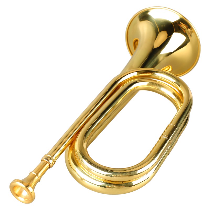 Military Style Trumpet C Key Brass Easy to Play Trumpet