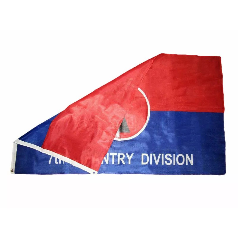 Trade Winds 3x5 Army 7th Infantry Division Knitted Poly Flag