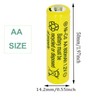 Betmaxful 12 Packs 1.2V NI-CD AA 800mAh Nickel Cadmium Rechargeable