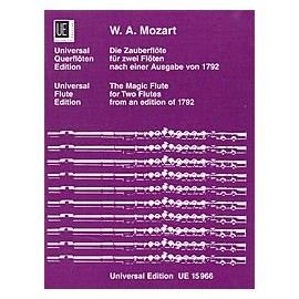 Magic Flute, Flute Duet - Mozart - UNIVERSAL EDITION - 2 Flutes - Flute Duet - UE015966