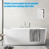 Teqooza 8x12 inch Plastic Access Panel for Drywall Ceiling Reinforced