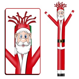 Inflatable Wacky Wave Dancer Tube Man Christmas Themed Advertising Promotion Product for Holiday Supplies (Blower Not Included)Color: Santa Claus, Size: 6ft