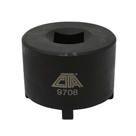 CTA Tools Heavy Duty Mack Truck Kingpin Socket – 2-3/8 Inch King Pin Cap Remover for 16,000-20,000 lb Axles, Designed for Impact Guns or Breaker Bars, Heat-Treated for Durability