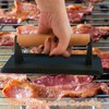 Finderomend Hamburger Press,Cast Iron Grill Press,Heavy Duty Smash Meat,Bacon,Steak &