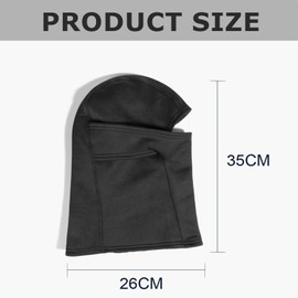Elegance-go Balaclava Winter Balaclava, Windproof Thermal Balaclava, Ski Mask, Face Mask, Unisex Face Mask, Balaclava for Men and Women, Skiing, Motorcycling, Fishing, Black, black