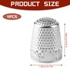 Lotsdonxia 4-Piece Metal Copper Thimbles Set – Durable Finger Protectors