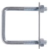 Hardware Essentials 320898 Square U-Bolt-3/8X3Lx4W, Zinc
