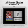 HWC Trading FR A4 Raphael Varane Signed Mounted Photo Display