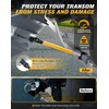 SMOQIO Transom Saver, Outboard Motor Support, One-Piece Casting Adjustable Boat