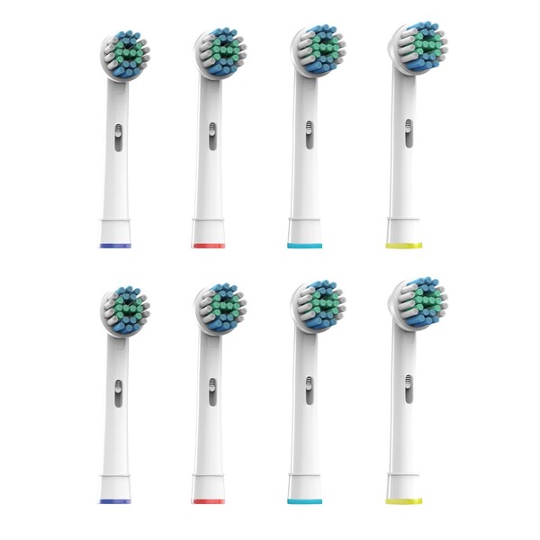 Pursonic EBS17-8 Sensitive Premium Replacement Toothbrush Heads for Oral B Toothbrushes, 8 Count