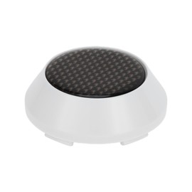 VekAuto 1 Pc Wheel Center Caps Hub Caps Rim Center Caps OD: 65mm/2.56" Universal Plastic White for Toyota Corolla with Brown Carbon Fiber Pattern Sticker