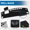 KUST Black Dash Cover Compatible with Toyota Crown 2023-2026 (with