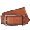 Pierre Cardin Men's Leather Belt 40 mm Wide Belt Full