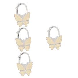 Housoutil 4pcs Handbag Holder Portable Purse Hook for Desk Table Bag Hanger for Women for Travel Office and Home Use