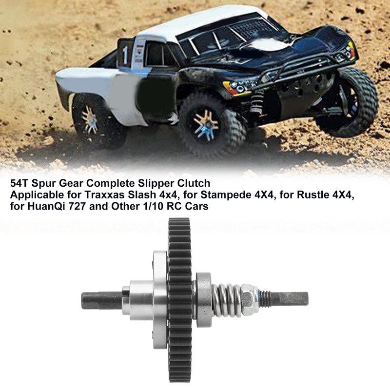54T Spur Gear Complete Slipper Clutch Aluminum Steel Differential Slipper