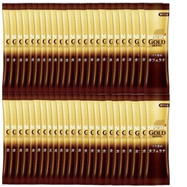 Nescafe Gold Blend Rich Taste Stick Coffee, No Outer Box, Large Capacity, 48-Piece Set