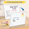 AMUSIGHT Dry Erase Magnetic White Board, 16" x 12" Double-Sided