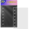 Cymidreke Sealing Notebook, Plastan, Transparent, Size, Mini Binder, 20 Refills,
