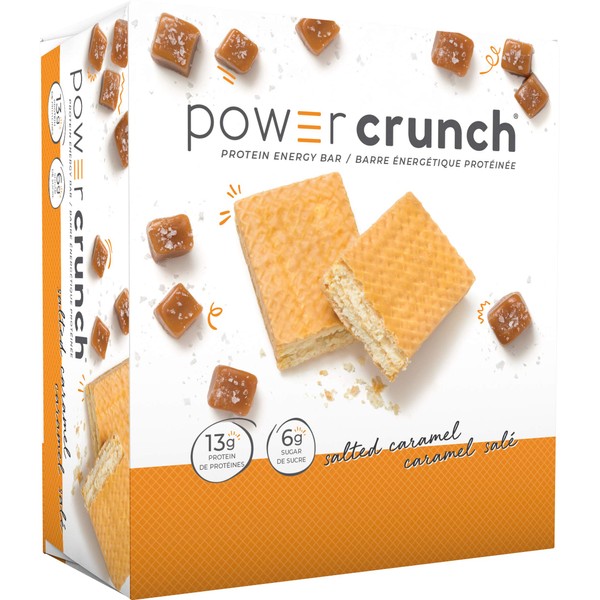 Power Crunch Protein Bar, Salted Caramel, 12 Count