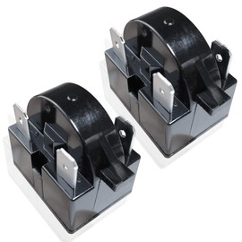 Reyhoar Replacement Part 3 Pin QP2-4.7/ QP2-4R7 4.7 Ohm Refrigerator PTC Start/Starter Relay - Compatible with Whirlpool, Frgidaire, Kenmore and Most Mini Fridges and Coolers (2 Pcs)