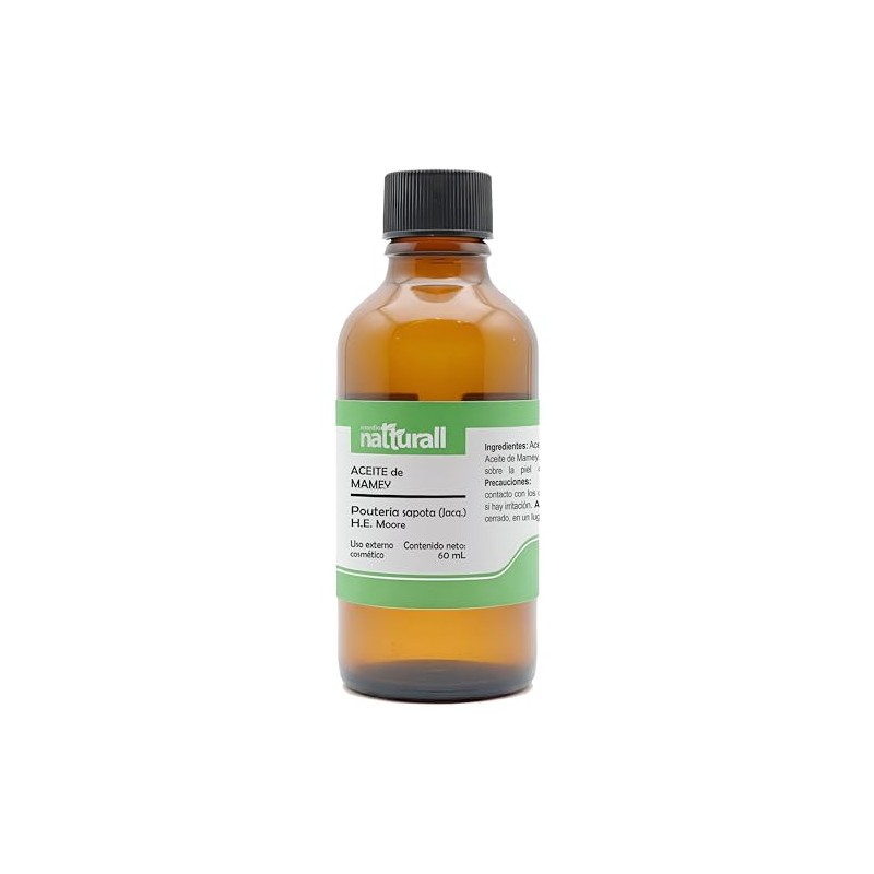 Aceite de Mamey 60 ml embellece cabello, piel, pestañas, cejas
