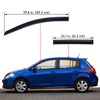 Lightronic Extra Durable Outside-Mount Auto Vent Window Visor, Fits 2007-2012