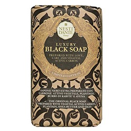 Nesti Dante Luxury Black Soap with Activated Carbon, 250 g, 1 Cuenta                                                                                  