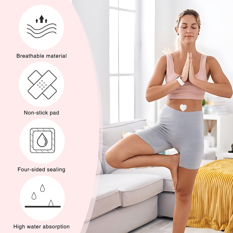 XdealCozyxc Xdealcozyxc 50 Pcs Castor Oil Pack Patches Kit, 6.5