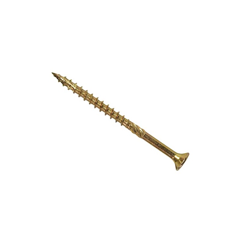 ForgeFast Elite Fast-Start Woodscrews | 5.0 x 80mm | Zinc