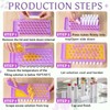 Singhoow 100 Pcs 5g Lip Balm Tubes with Filling Tray