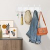 Kuhome Coat Rack Wall Mount Coat Hooks Wooden Hat Rack