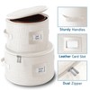 Fine China Storage Containers Hard Shell, 4 Piece Dish Storage