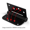 Haidms 3 Pack Self Closing Door Hinges 4 Inch Matte