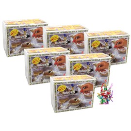 yoaxia ® - Pack of 6 – [6 x 70 g] GINGEN 100% Instant Ginger Drink without Added Sugar / 100% Instant Ginger Drink + a Small Lucky Charm Free