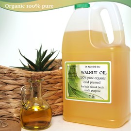 Dr Adorable - 7 lb - Walnut Oil - 100% Pure Natural Premium Organic Cold Pressed
