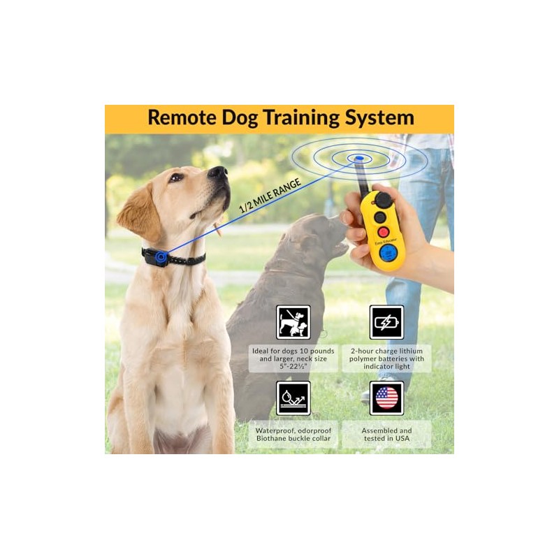 Educator Easy Sistema de Entrenamiento para Perros de 12 Milla,