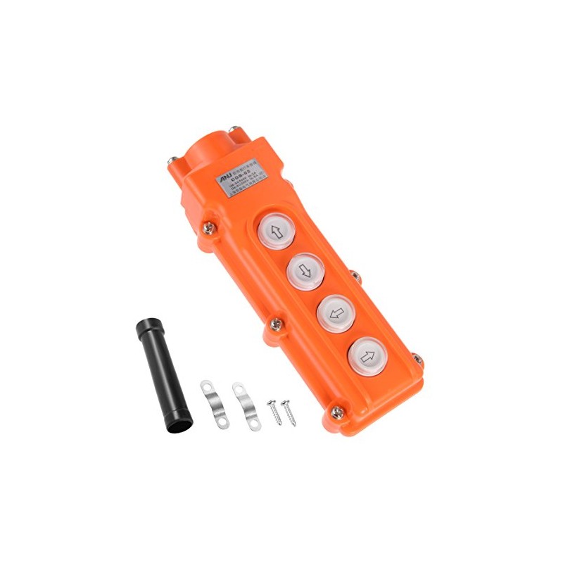 uxcell Hoist Crane Pendant Control Station Push Button Switch Up
