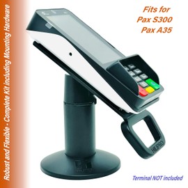Hilipro Swivel Stand for Pax A35 Credit Card Payment Machine Terminal Pin pad - Complete POS Kit - Sturdy and Durable contactless Payment Stand