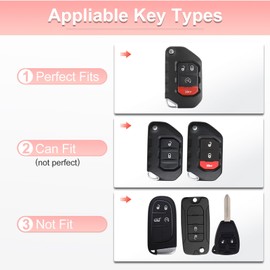 Pangpai Pink Car Accessories 3 Pcs for 2018-2022 Jeep Gladiator Wrangler Sahara Rubicon Key Fob Cover with Bling Keychain Cute Push to Start Button Cover