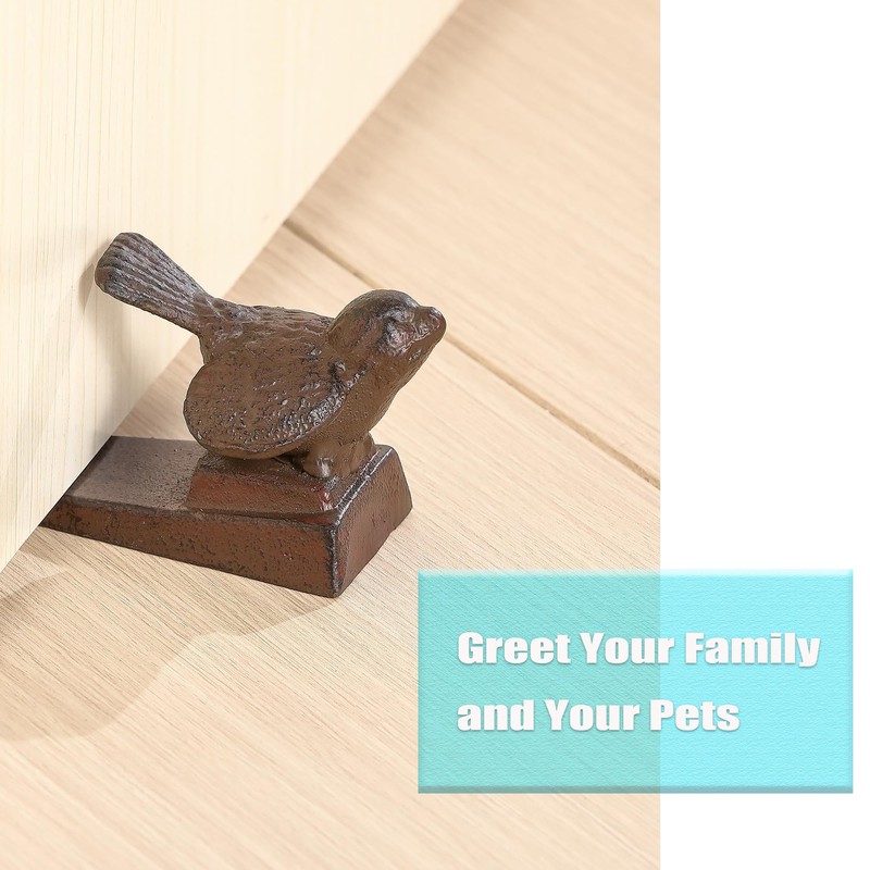 Oligsky Cast Iron Bird Heavy Duty Door Stopper - Avoid